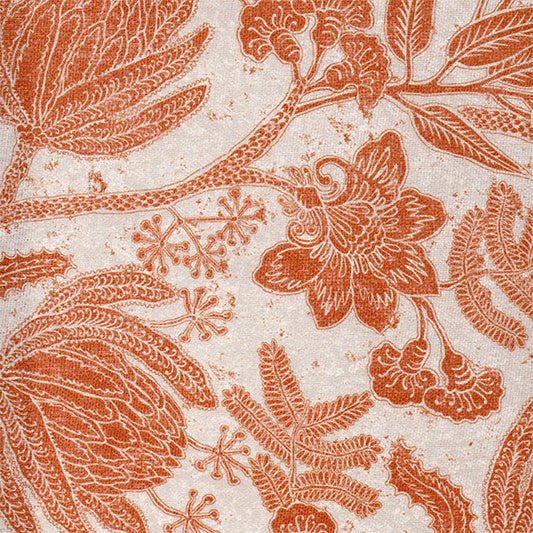 Bancroft Oakland Zest Prairie Tangerine Fire Retardant Curtains