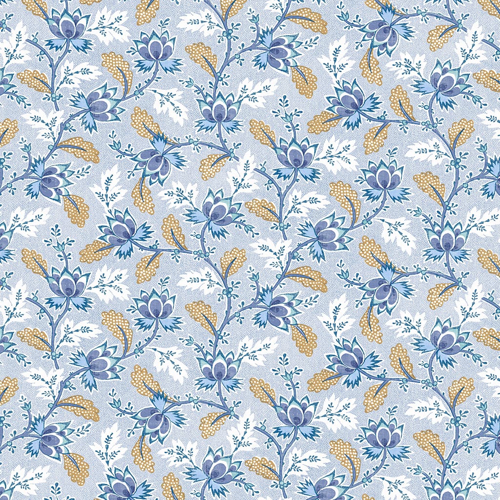 Panaz Dallimore A22 Indigo Multi Fire Retardant Curtains