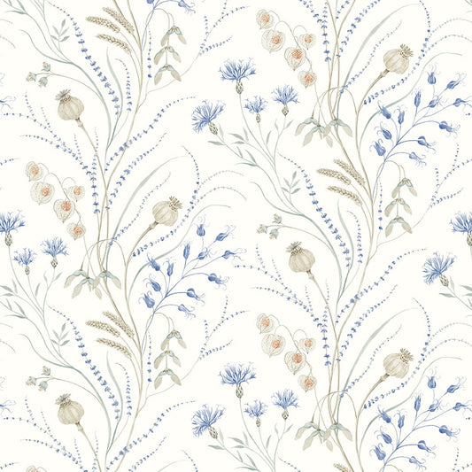 Panaz Summer Harvest A26 Cornflower Wheat Fire Retardant Curtains