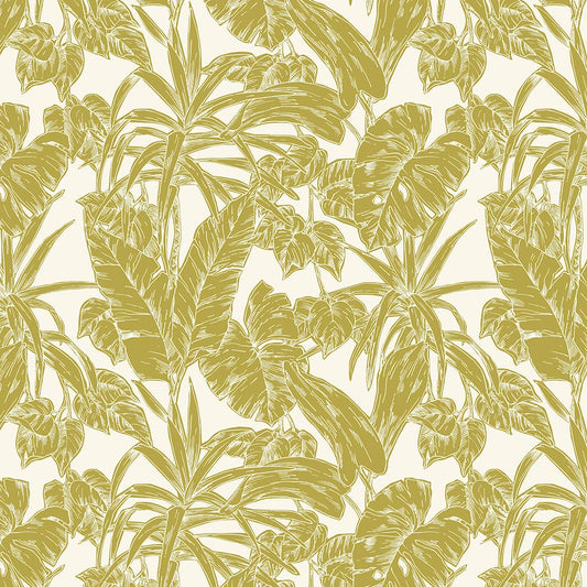 Panaz Parlour Palm B33 Palm Citrus Fire Retardant Curtains