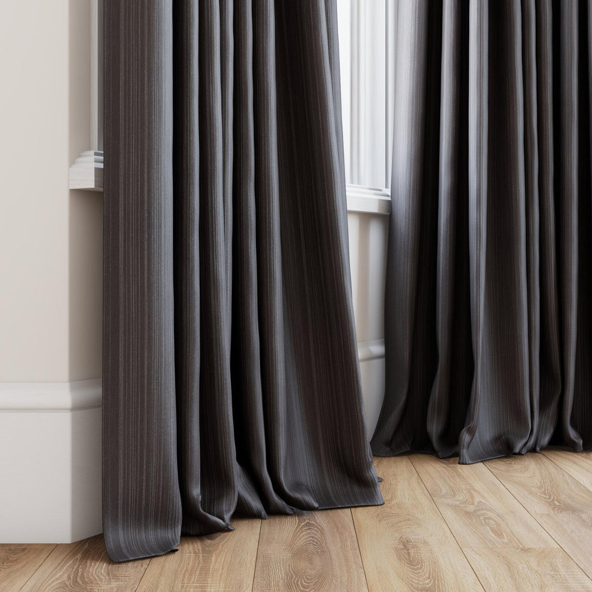 Sekers Acrux Meteor fire retardant curtain fabric, view 4