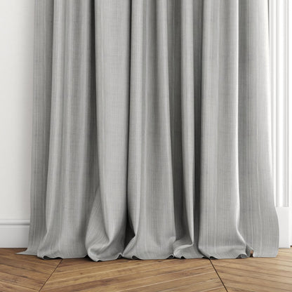 Sekers Acrux Platinum fire retardant curtain fabric, view 4
