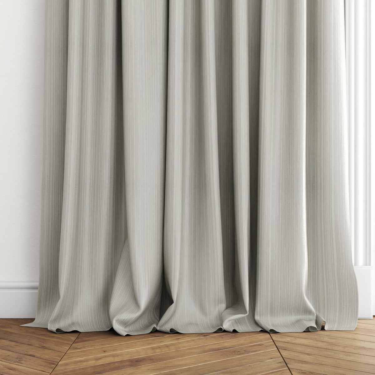 Sekers Acrux Nickle fire retardant curtain fabric, view 4
