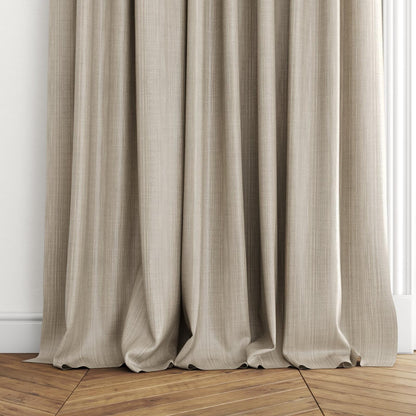 Sekers Acrux Brass fire retardant curtain fabric, view 5