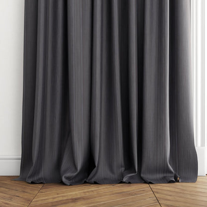 Sekers Acrux Midnight fire retardant curtain fabric, view 5
