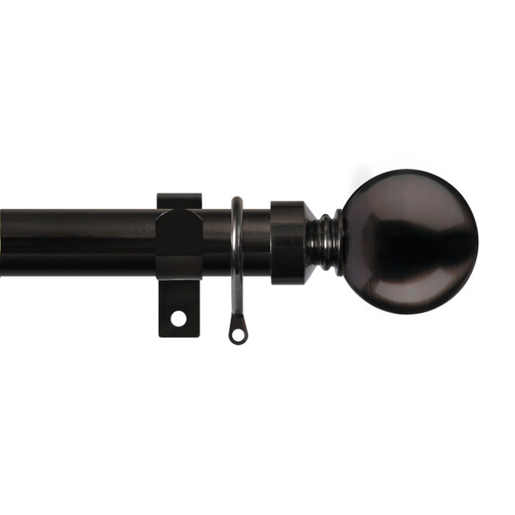 28mm contract pole kit - Black Nickel