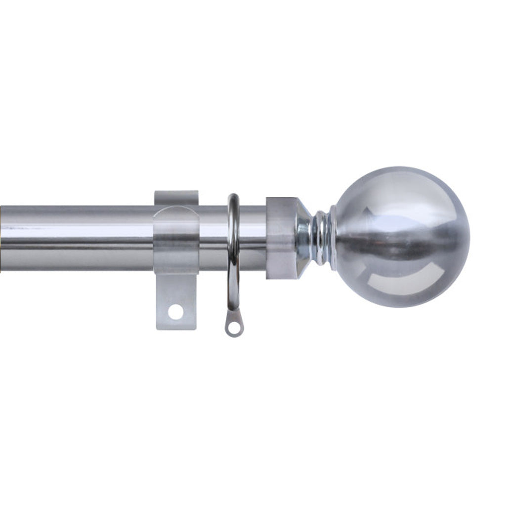 28mm contract pole kit - Polished Silver