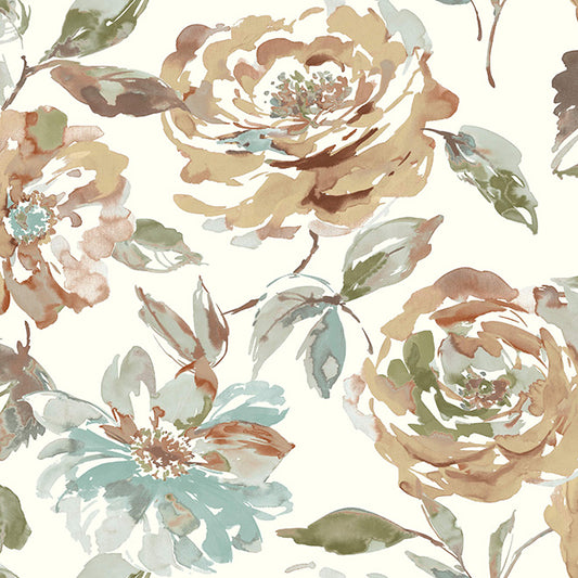 Bancroft Floribunda Harvest Fire Retardant Curtains