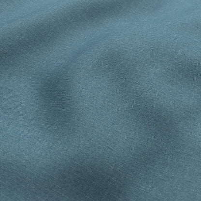 Sekers Tenby Teal fire retardant curtain fabric, view 3