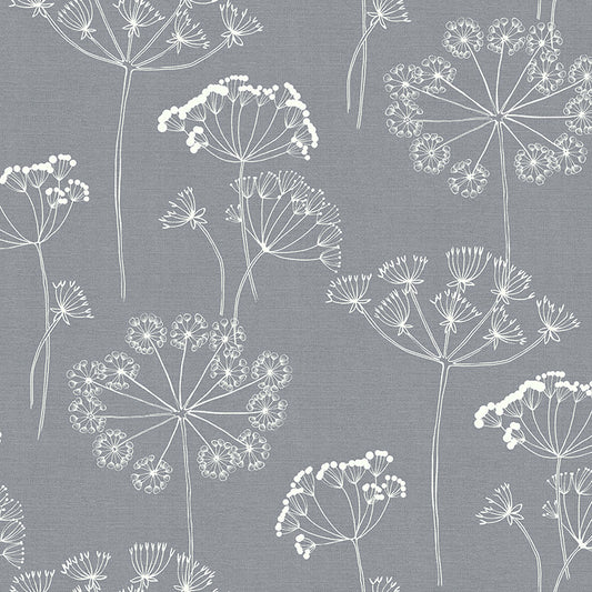 Bancroft Hedgerow Gray Fire Retardant Curtains