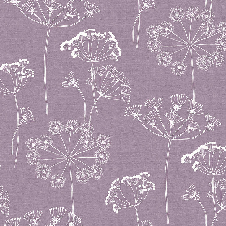 Bancroft Hedgerow Lavender Fire Retardant Curtains