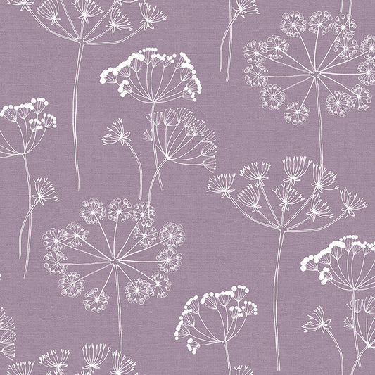 Bancroft Hedgerow Lavender Fire Retardant Curtains