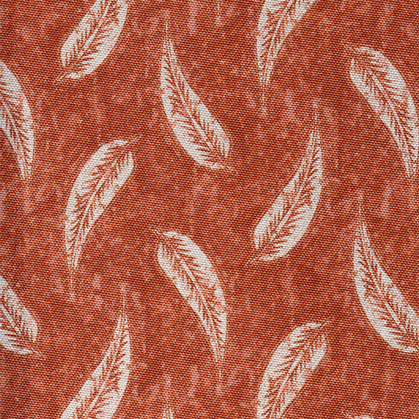 Bancroft Oakland Zest Willow Tangerine Fire Retardant Curtains