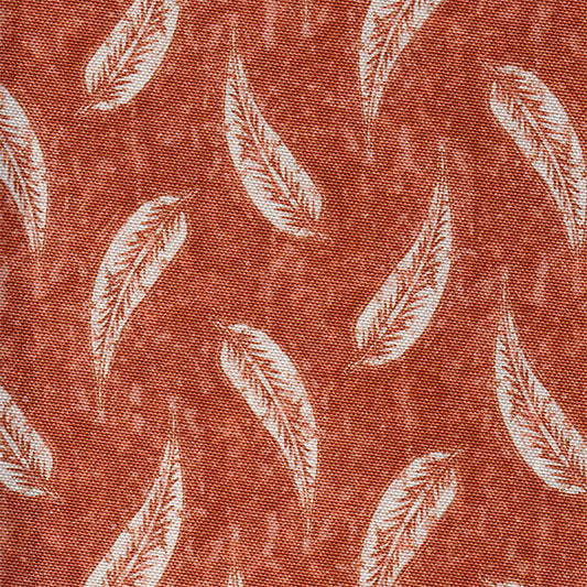 Bancroft Oakland Zest Willow Tangerine Fire Retardant Curtains