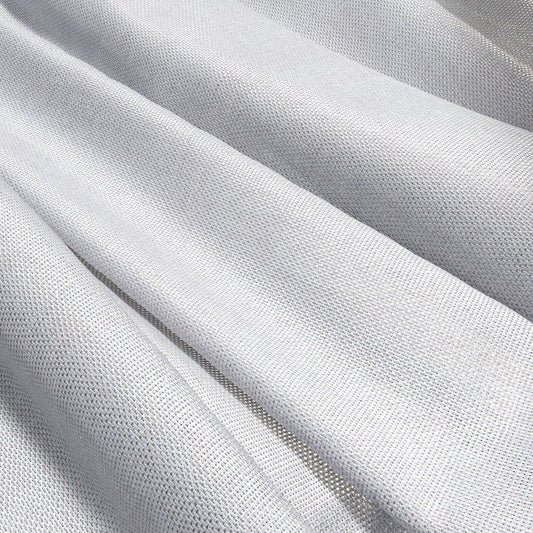 Sekers Yara Light Grey fire retardant curtain fabric, view 2