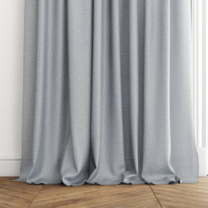 Sekers Yara Tuxedo fire retardant curtain fabric, view 3
