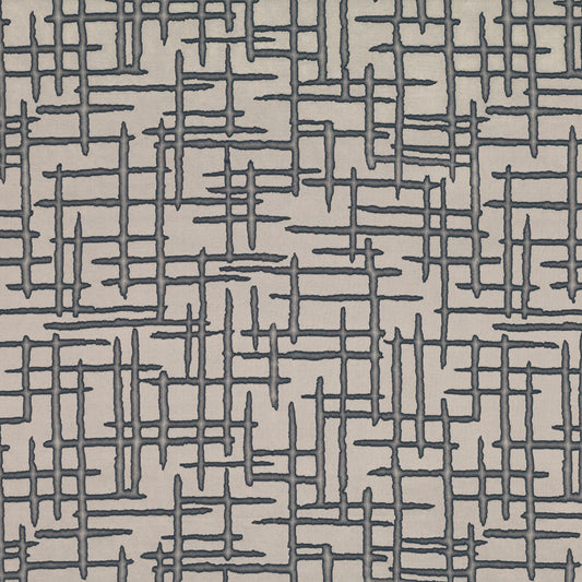 Zinc Textile Sereno Carbon Blue fire retardant curtain fabric