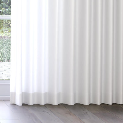 Sekers Penida Eggshell fire retardant curtain fabric, view 3