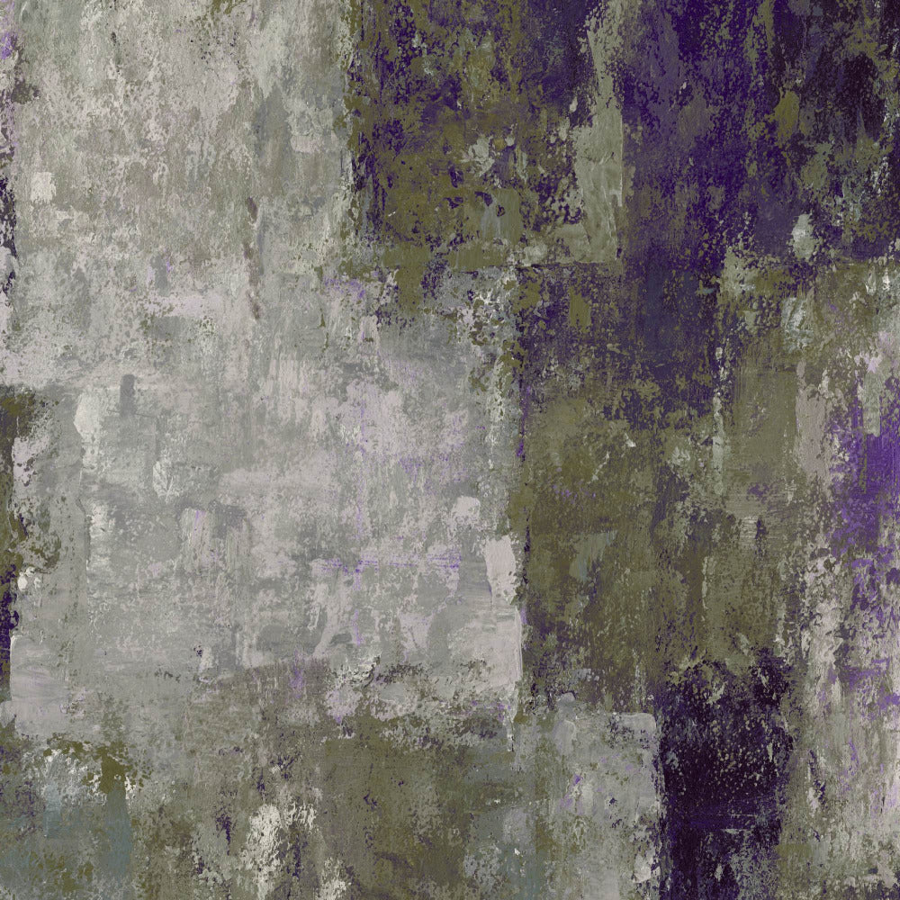 Mallion & Knowles Patina Purple-Moss Fire Retardant Curtains texture detail