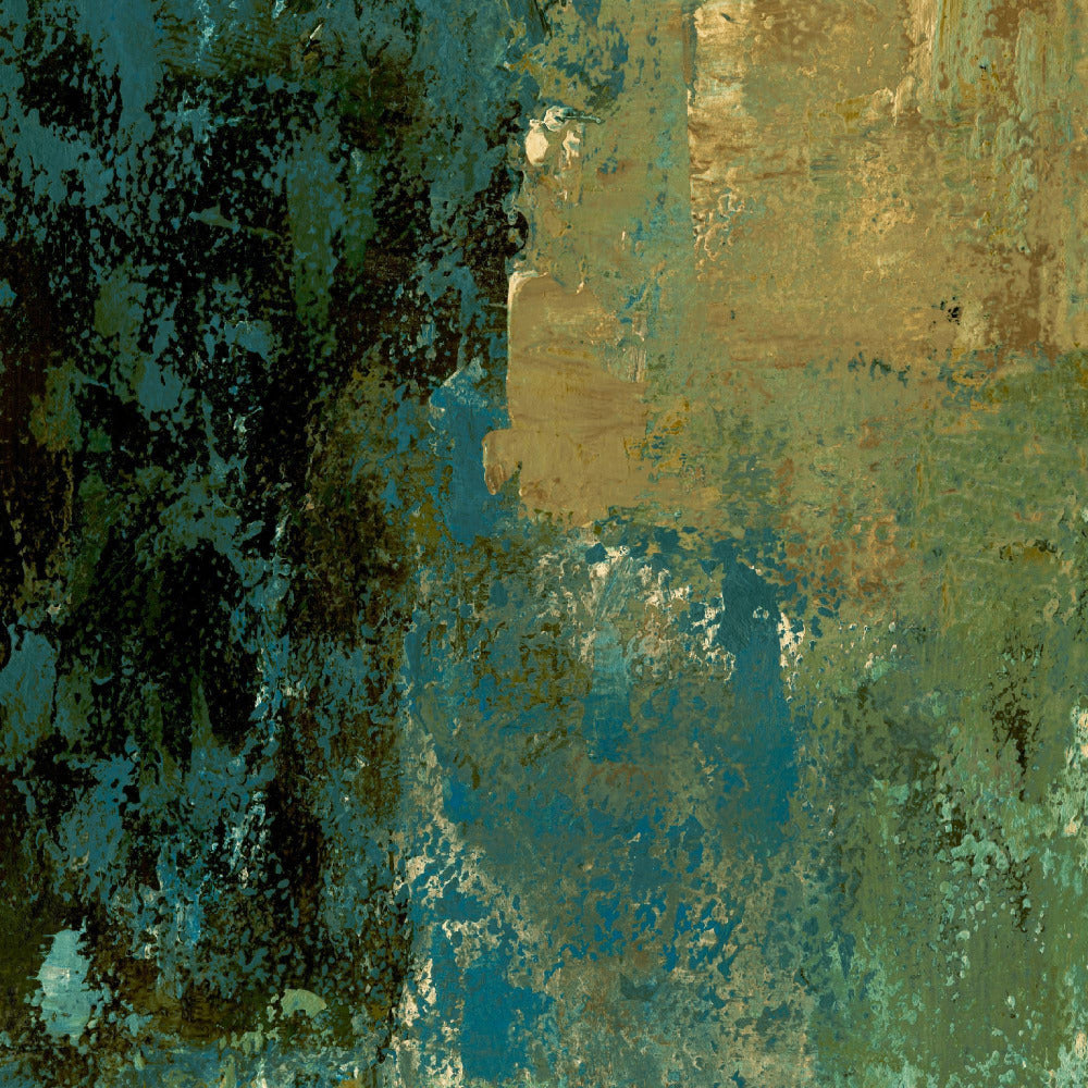 Mallion & Knowles Patina Jade-Gold Fire Retardant Curtains