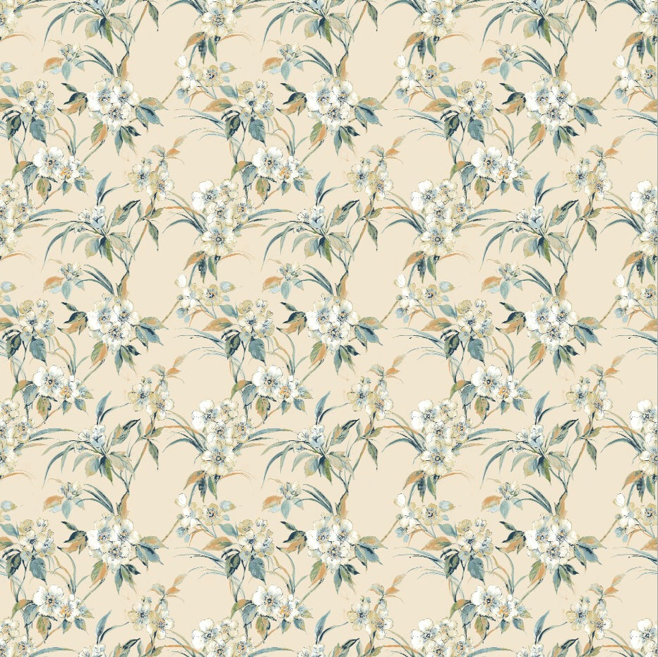 Edinburgh Weavers Adriana Eggshell Fire Retardant Curtains