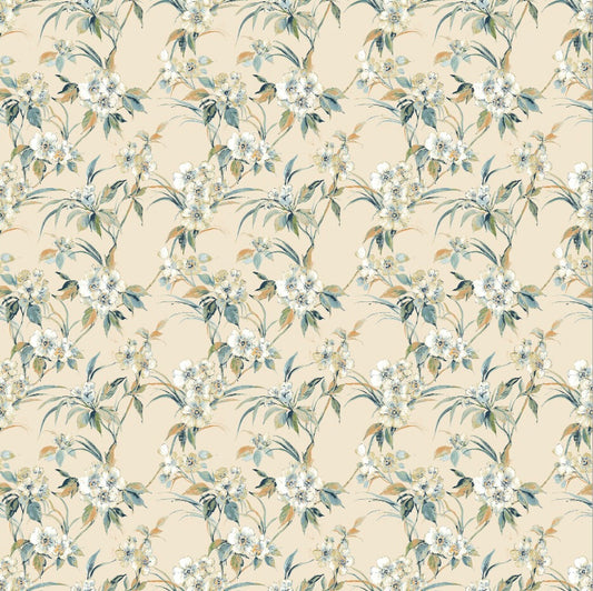 Edinburgh Weavers Adriana Eggshell Fire Retardant Curtains
