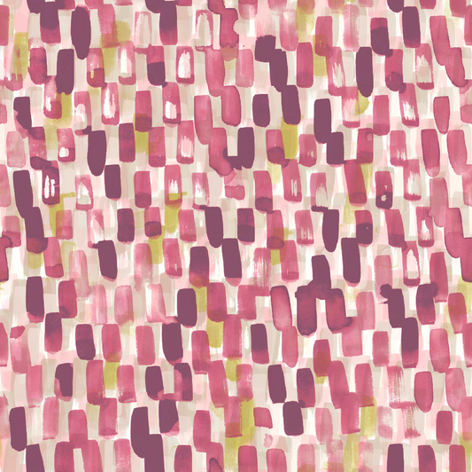 Albany Blush FR curtain fabric flat