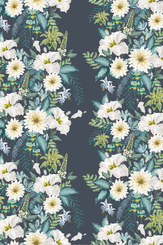Skopos Aloha Aqua Fire Retardant Curtains