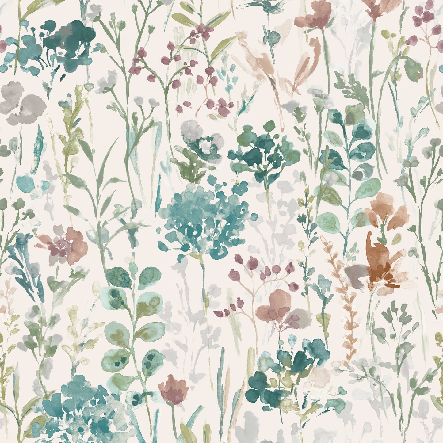ILIV Amaryllis Aquamarine Fire Retardant Curtains