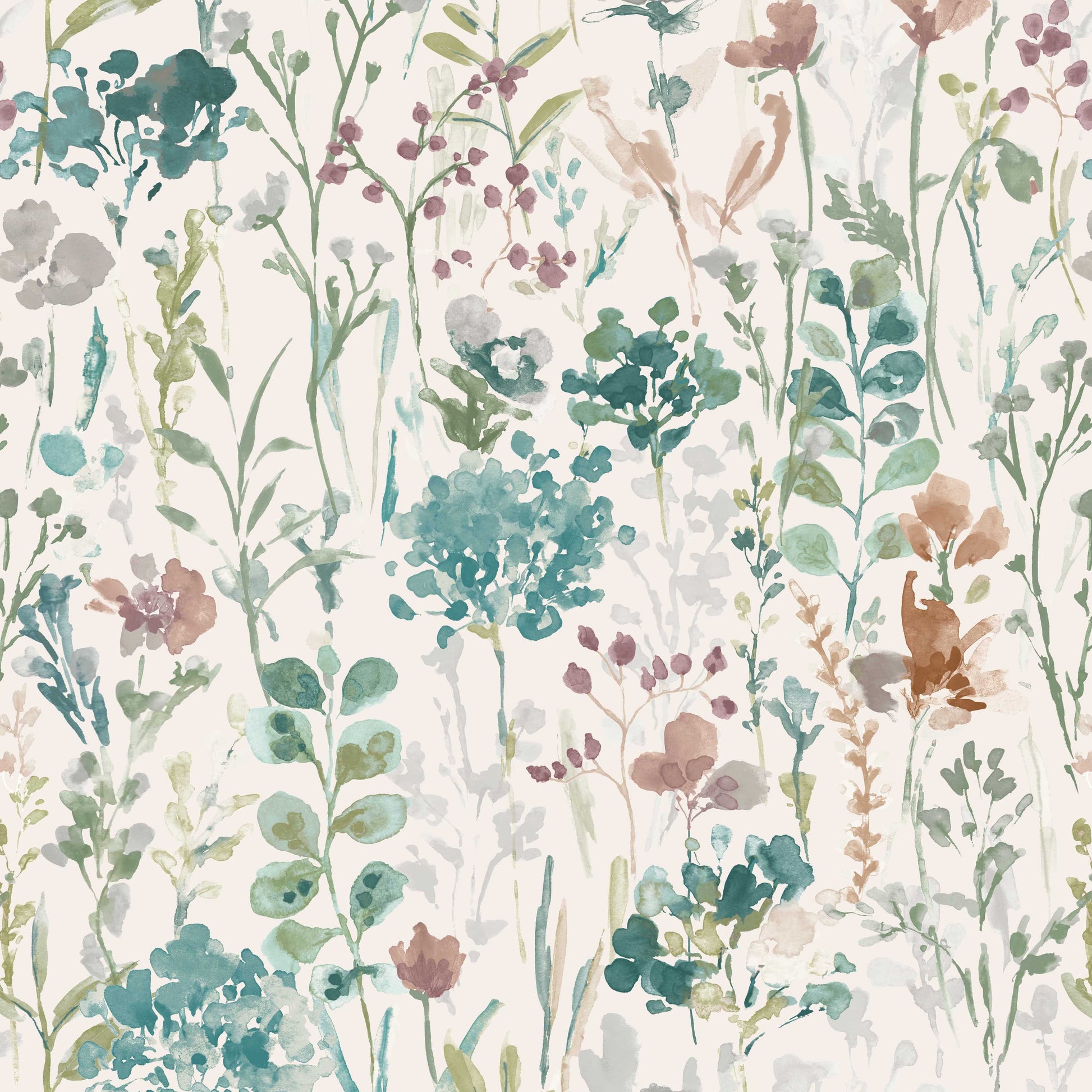 ILIV Amaryllis Aquamarine Fire Retardant Curtains