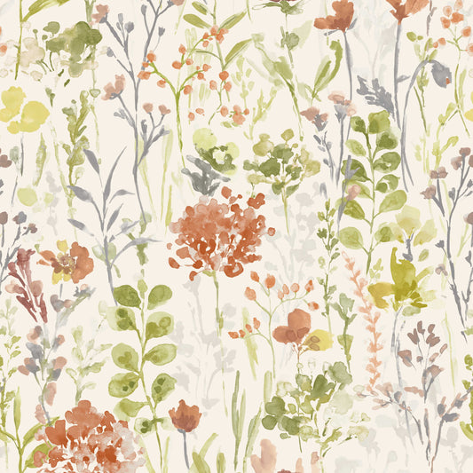 ILIV Amaryllis Papaya Fire Retardant Curtains
