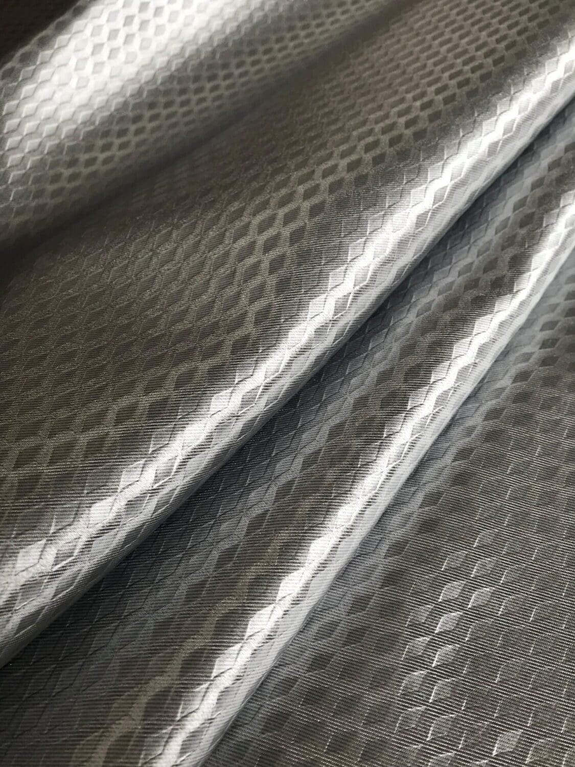 Edinburgh Weavers Ariel Silver Fire Retardant Curtains