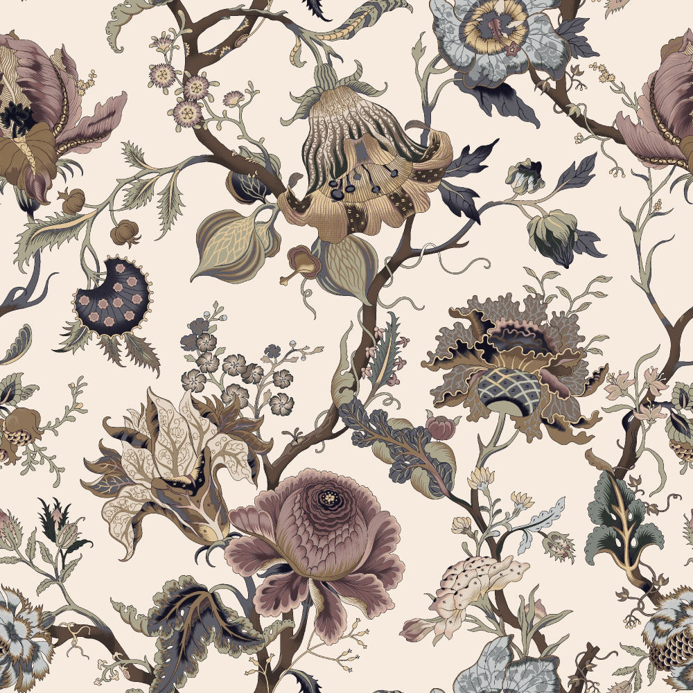 Mallion & Knowles Athena Antique Fire Retardant Curtains texture detail