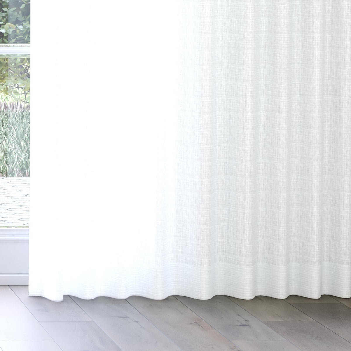 Sekers Wyvis Jute fire retardant curtain fabric, view 3