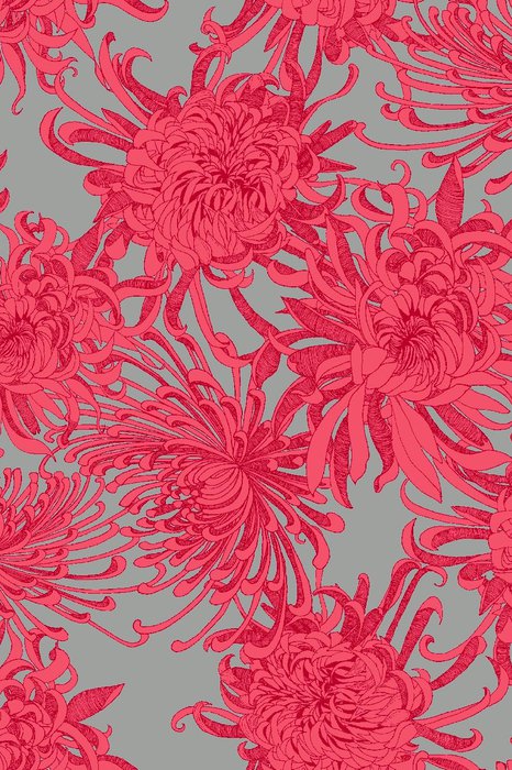 Skopos Bloem Flamingo Fire Retardant Curtains