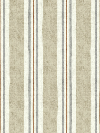 Edmund Bell Boho Nutmeg fabric flat