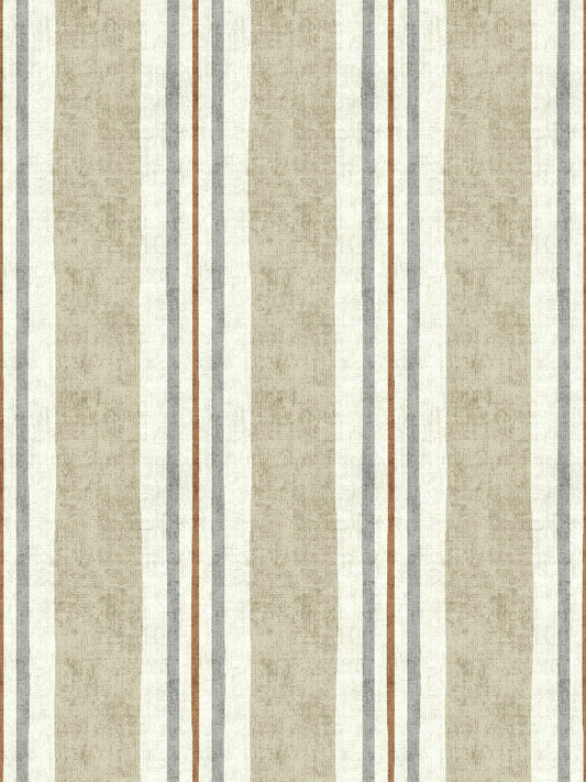 Edmund Bell Boho Nutmeg fabric flat