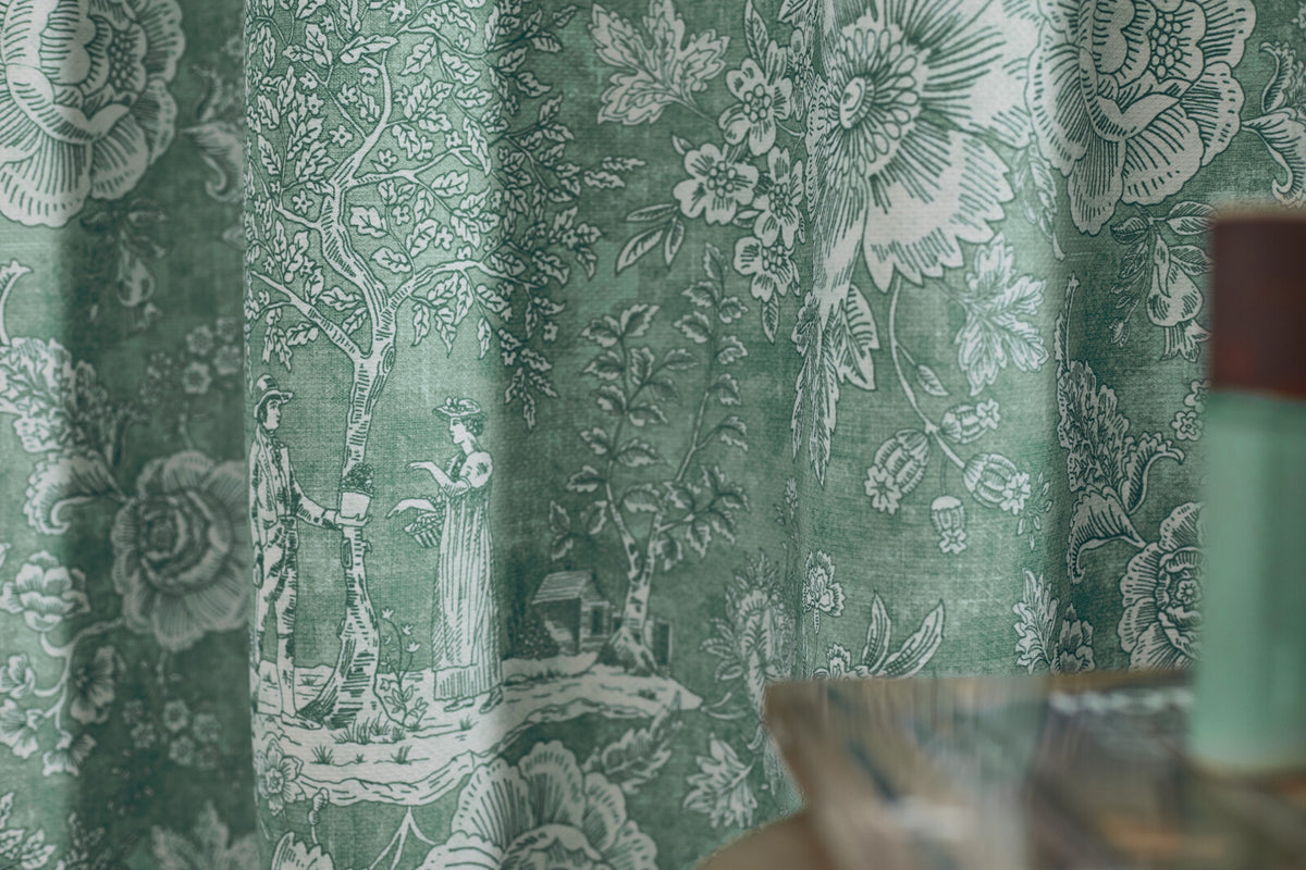 Edmund Bell Bukhara Fire Retardant Curtains Lifestyle