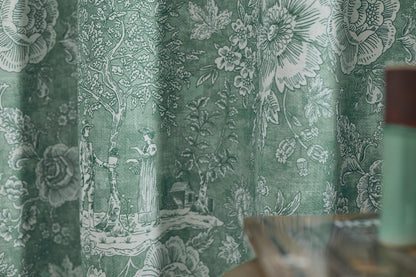 Edmund Bell Bukhara Fire Retardant Curtains Lifestyle