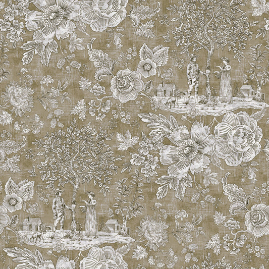 Edmund Bell Bukhara Linen Fire Retardant Curtain Fabric
