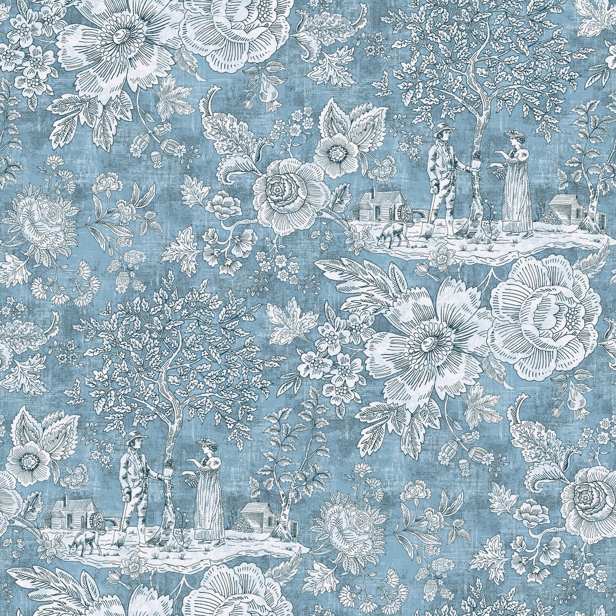 Edmund Bell Bukhara Smoke Fire Retardant Curtain Fabric