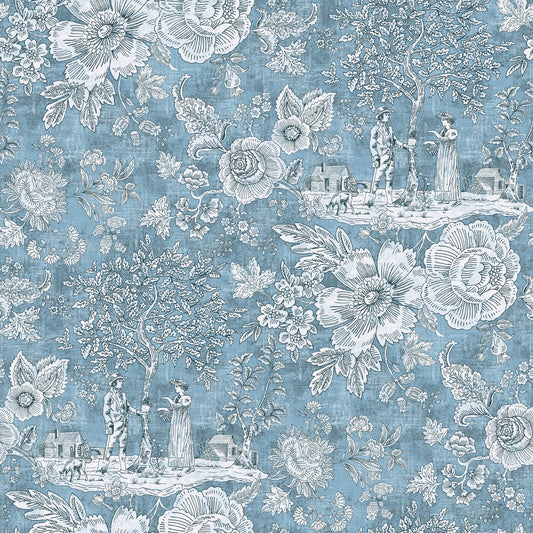Edmund Bell Bukhara Smoke Fire Retardant Curtain Fabric