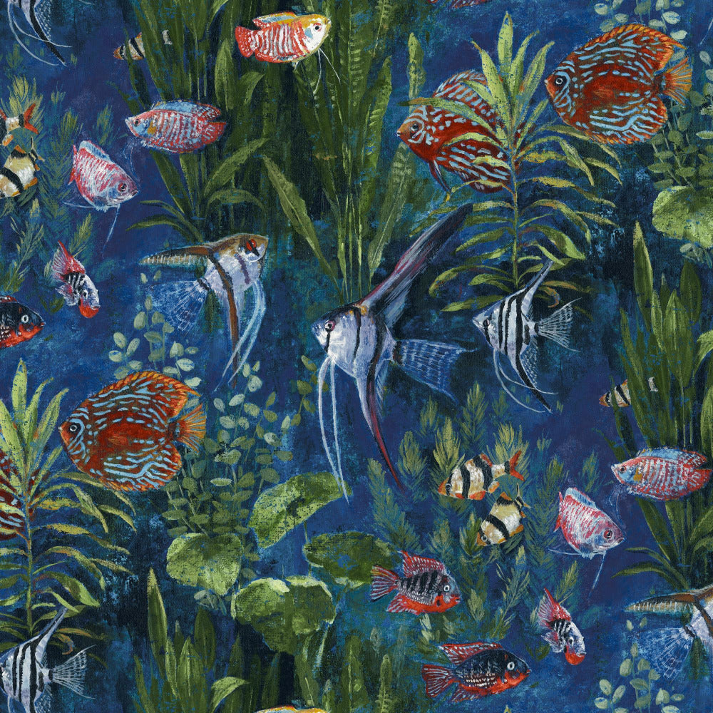 Mallion & Knowles Pisces Marina Fire Retardant Curtains