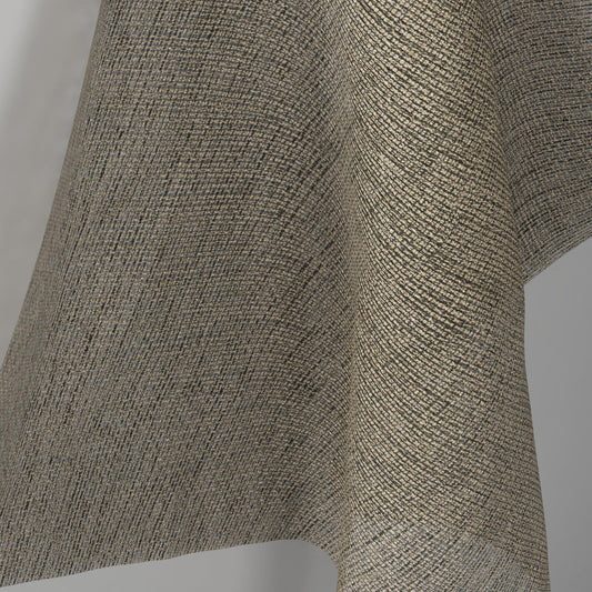 Sekers Zephyr Sepia fire retardant curtain fabric, view 2