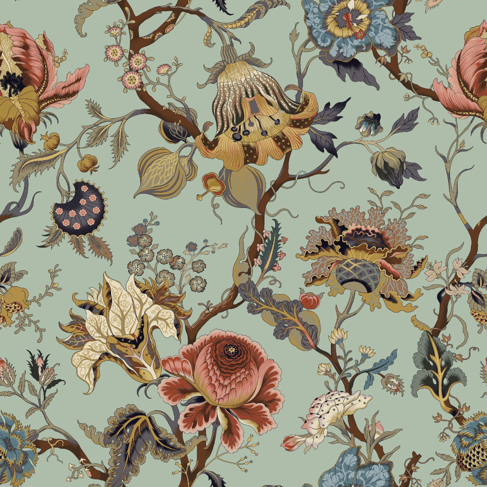 Mallion & Knowles Athena Willow Fire Retardant Curtains texture detail