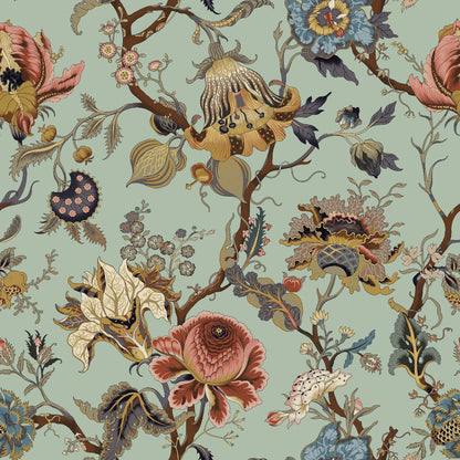 Mallion & Knowles Athena Willow Fire Retardant Curtains texture detail