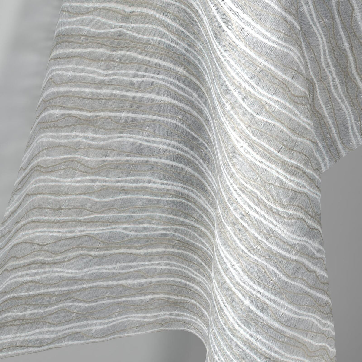 Sekers Khamsin Smoke fire retardant curtain fabric, view 2