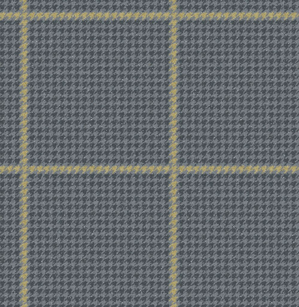 Edmund Bell Camden Pewter Fire Retardant Curtains