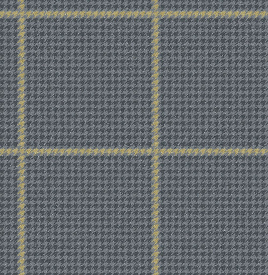 Edmund Bell Camden Pewter Fire Retardant Curtains
