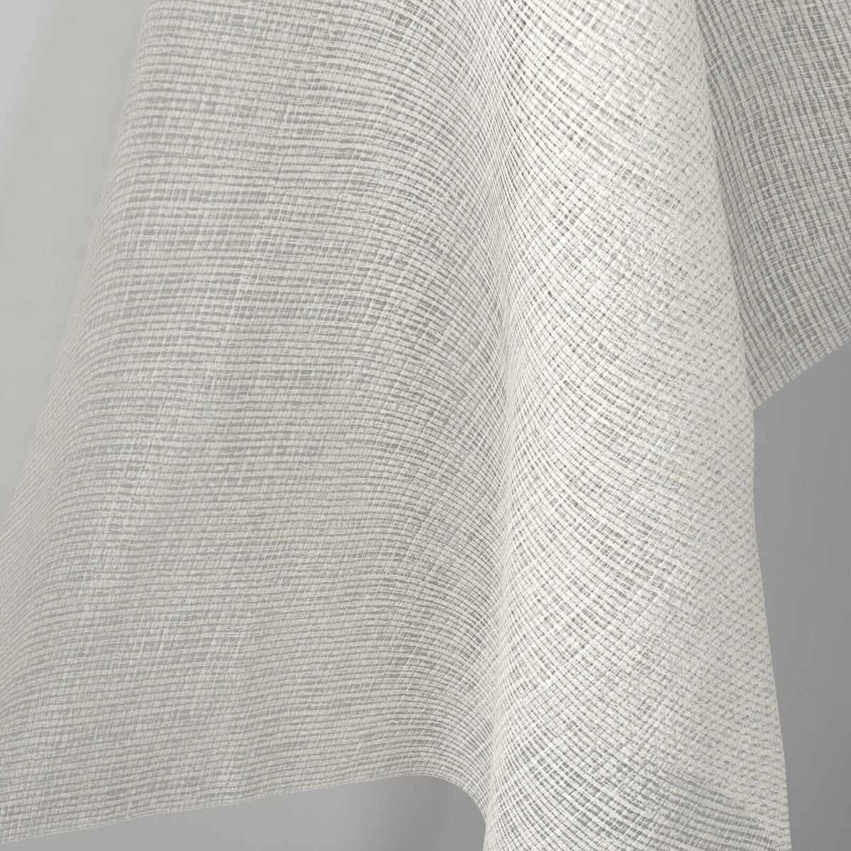 Sekers Zephyr Ivory fire retardant curtain fabric, view 2